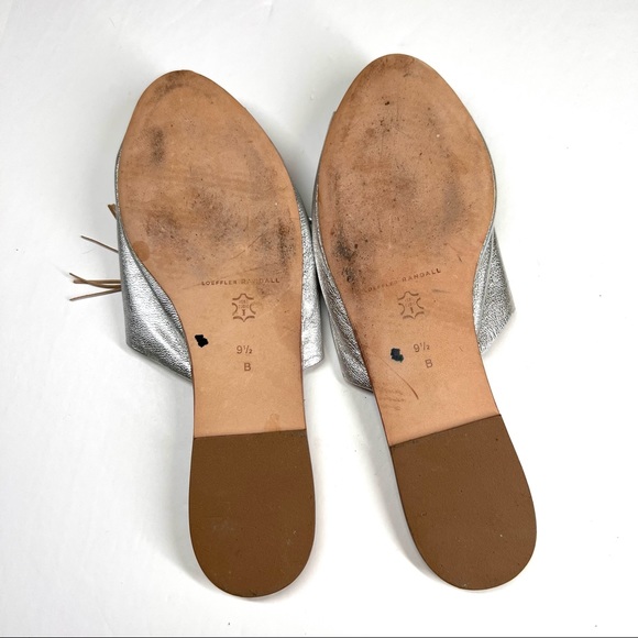 Loeffler Randall Kiki Tassel Flat Slide Sandal Sz 9.5 - Picture 6 of 10